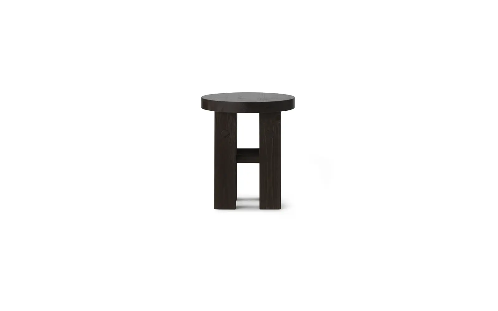 Normann Copenhagen Fyr Hocker Dunkelbraun – Bild 2