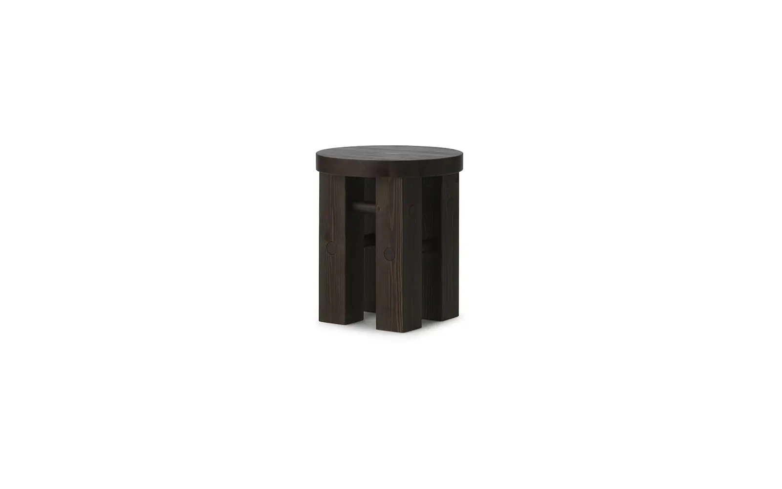 Normann Copenhagen Fyr Stool Dark Brown