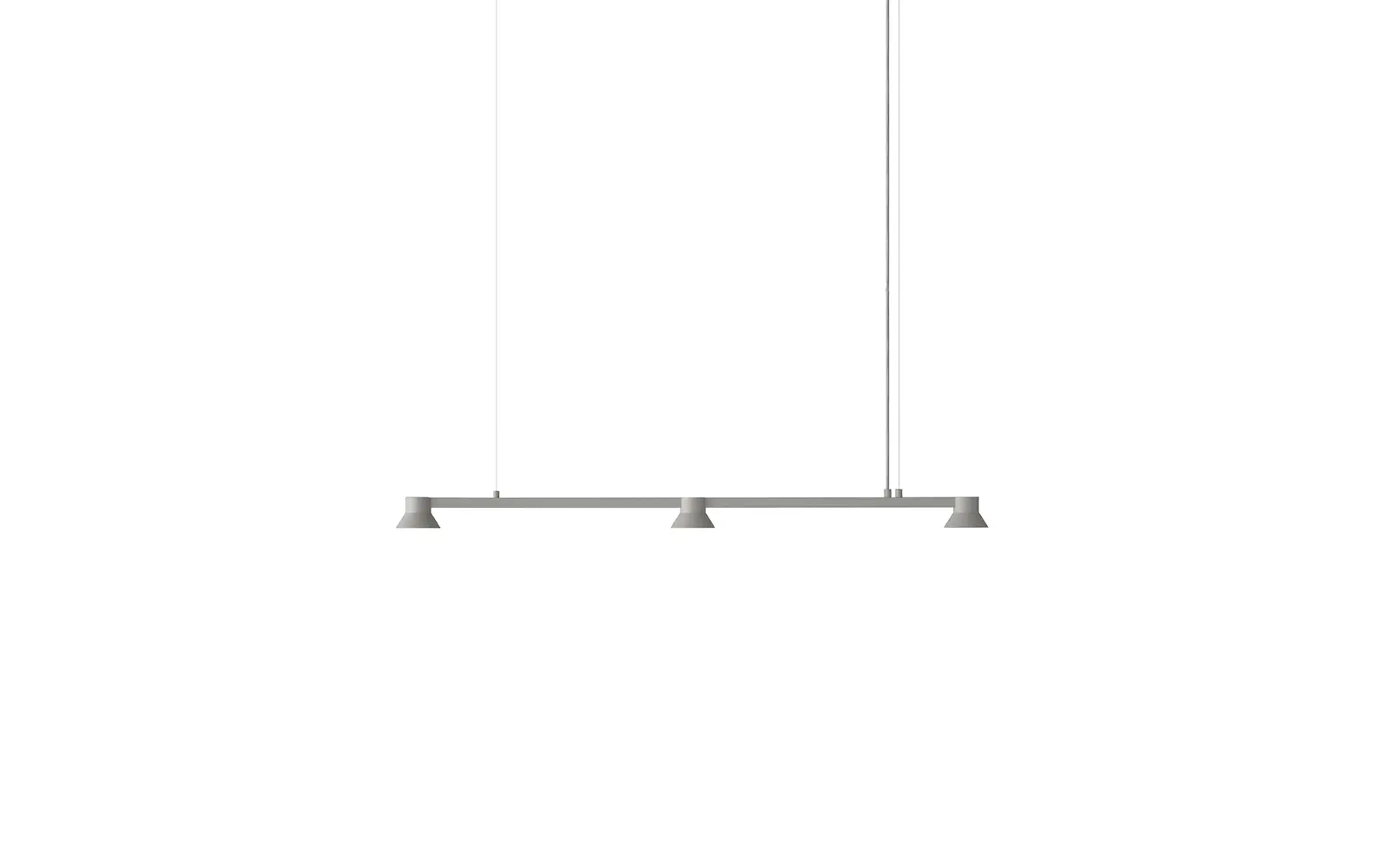 Normann Copenhagen Hat Lampe Linear Klein EU Warmes Grau