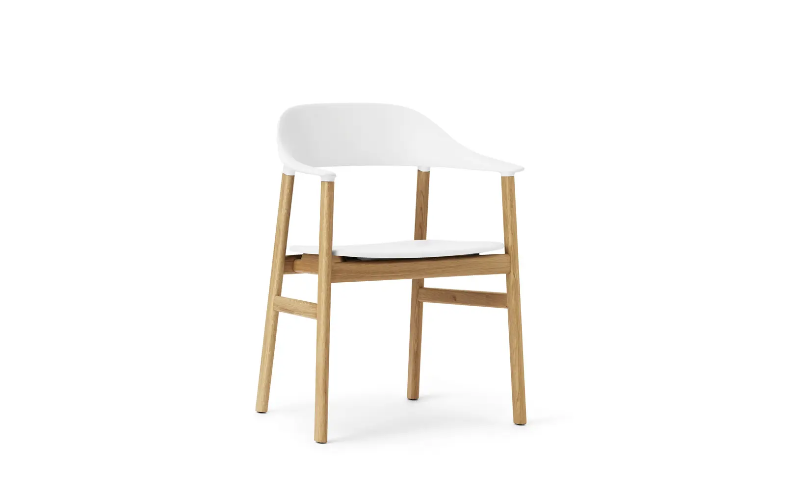 Normann Copenhagen Herit armstol eg hvid