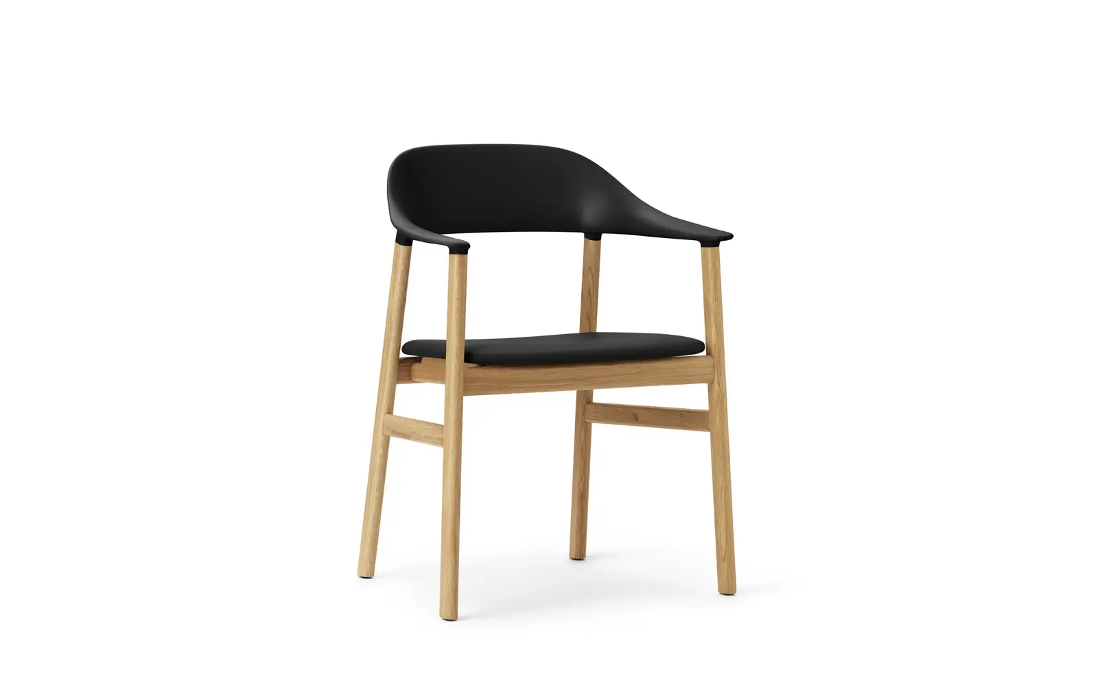 Normann Copenhagen Herit armstol polstret eg Spectrum læder sort