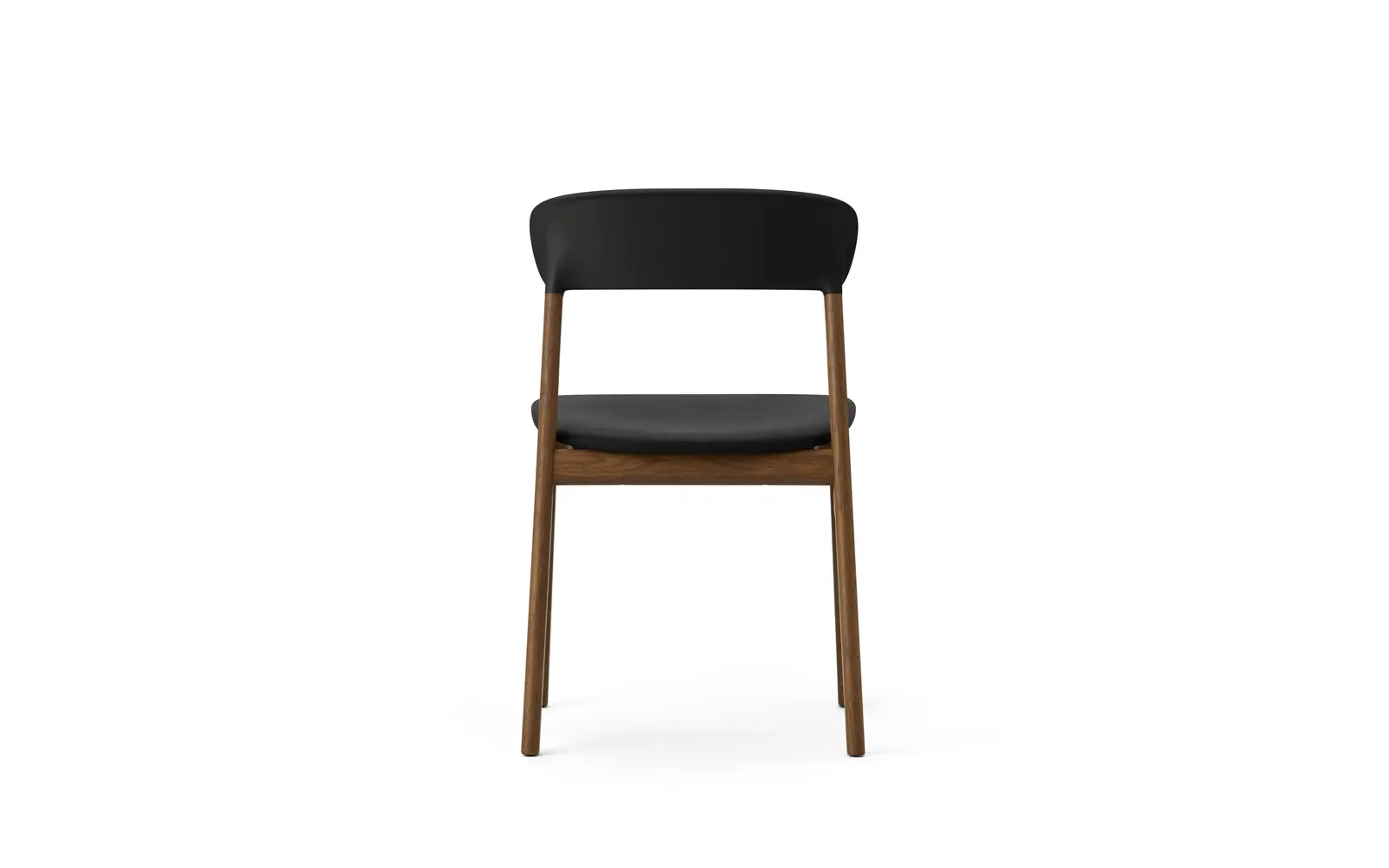Normann Copenhagen Herit Stuhl gepolstert, gebeizte Eiche Spectrum Leder schwarz – Bild 4