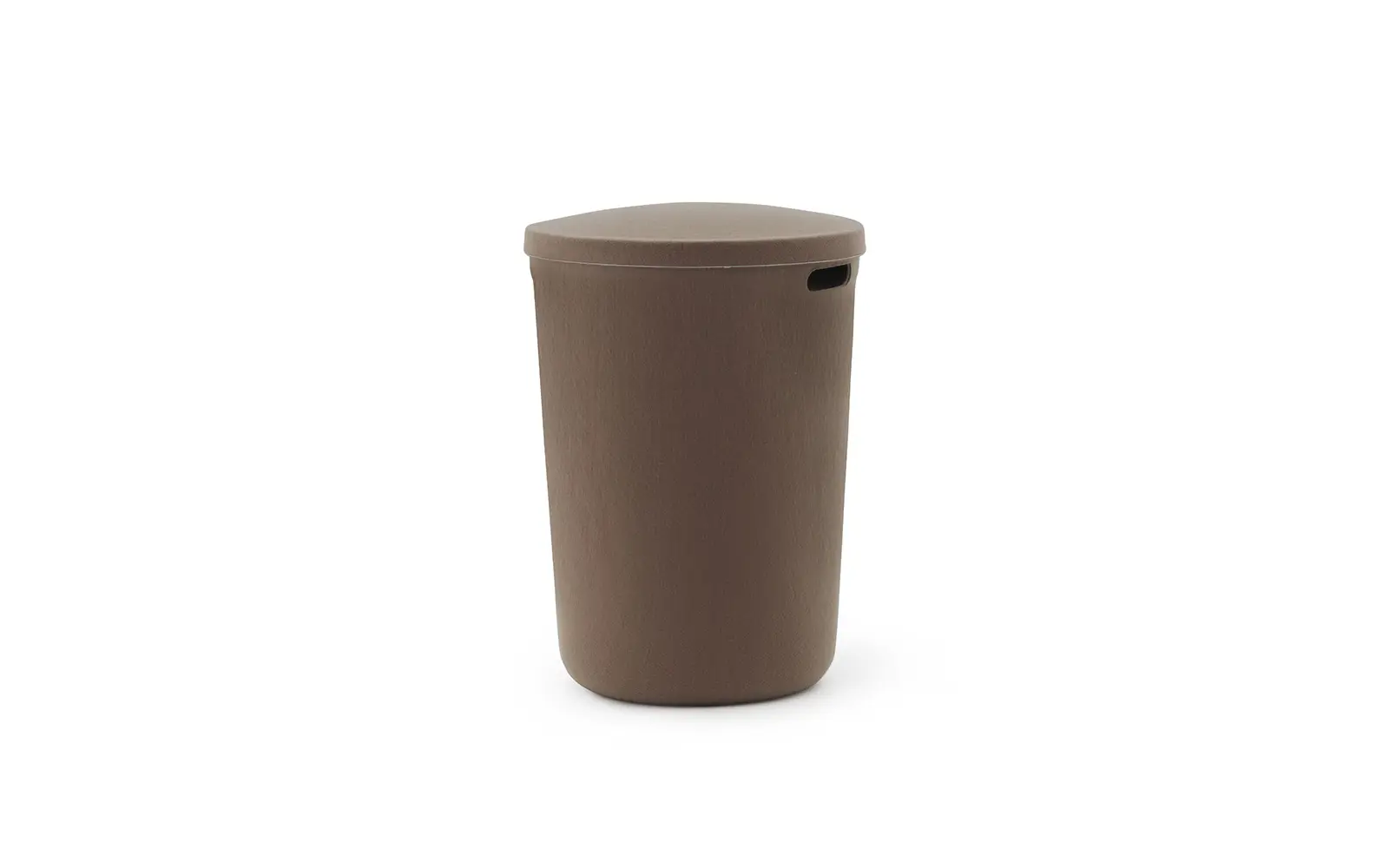 Normann Copenhagen Hide Laundry Basket Brown
