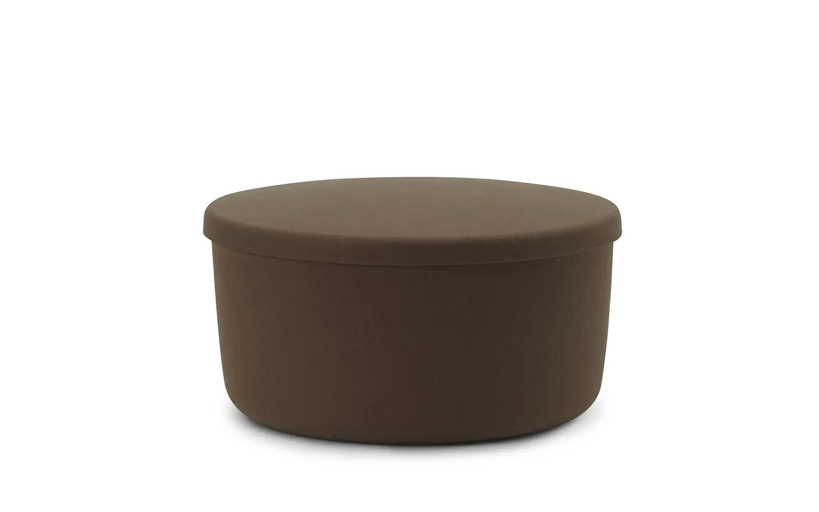 Normann Copenhagen Hide Opbevarings puf stor brun