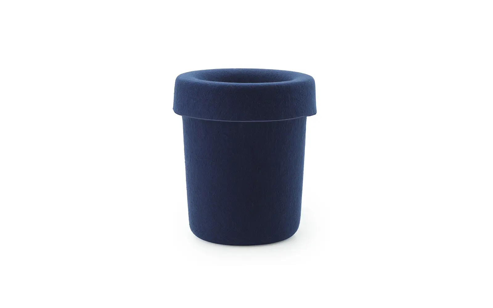 Normann Copenhagen Hide Papierkorb Dunkelblau