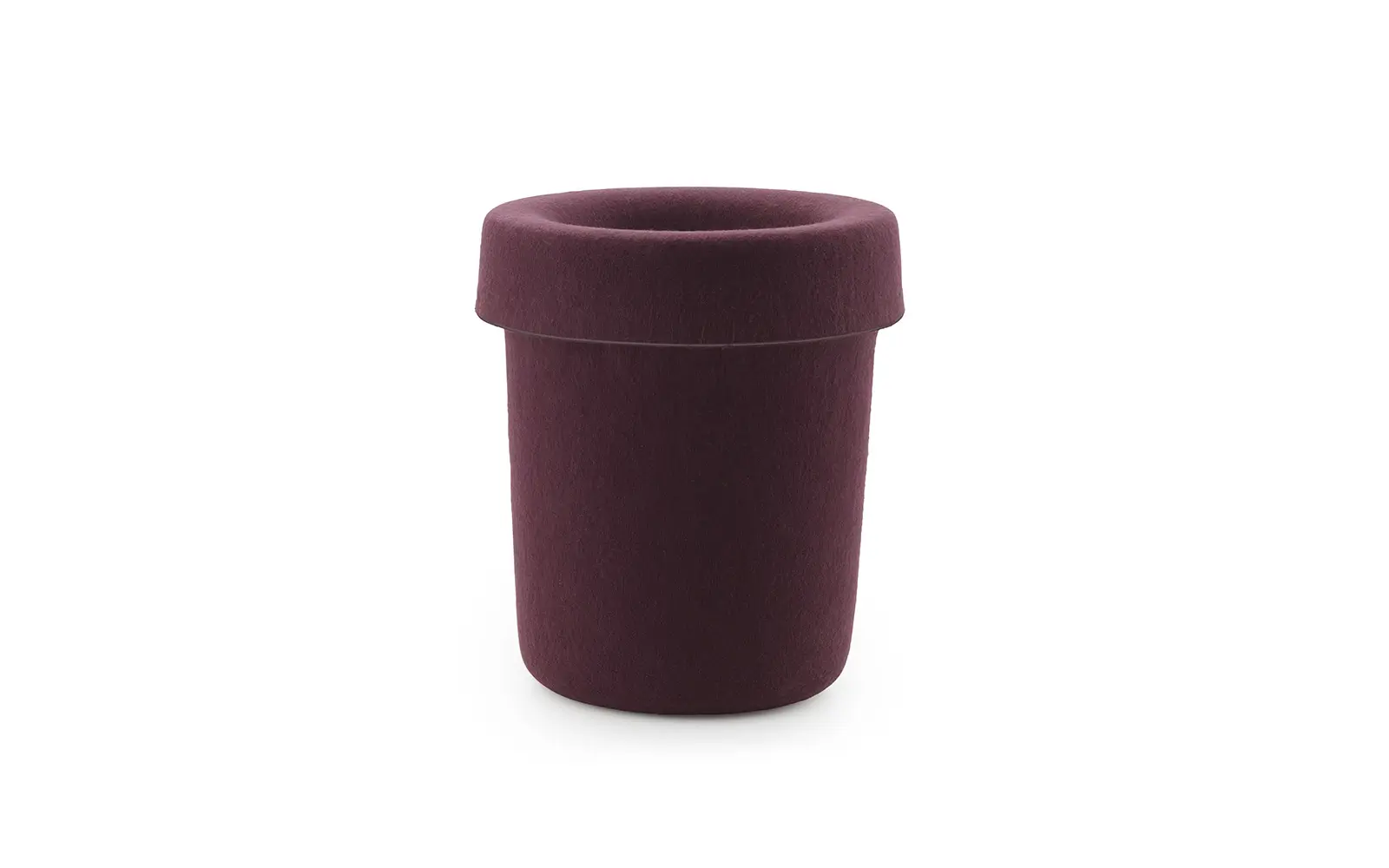 Normann Copenhagen Hide papirkurv burgundy