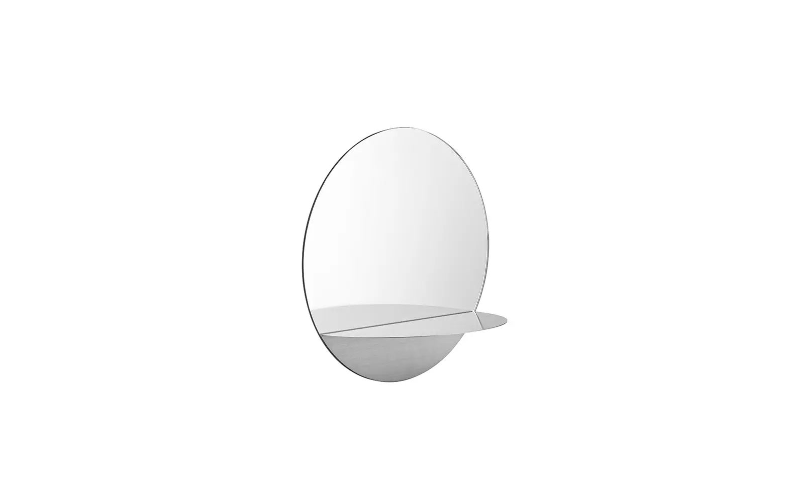 Normann Copenhagen Horizon vægspejl cirkulært rustfrit stål