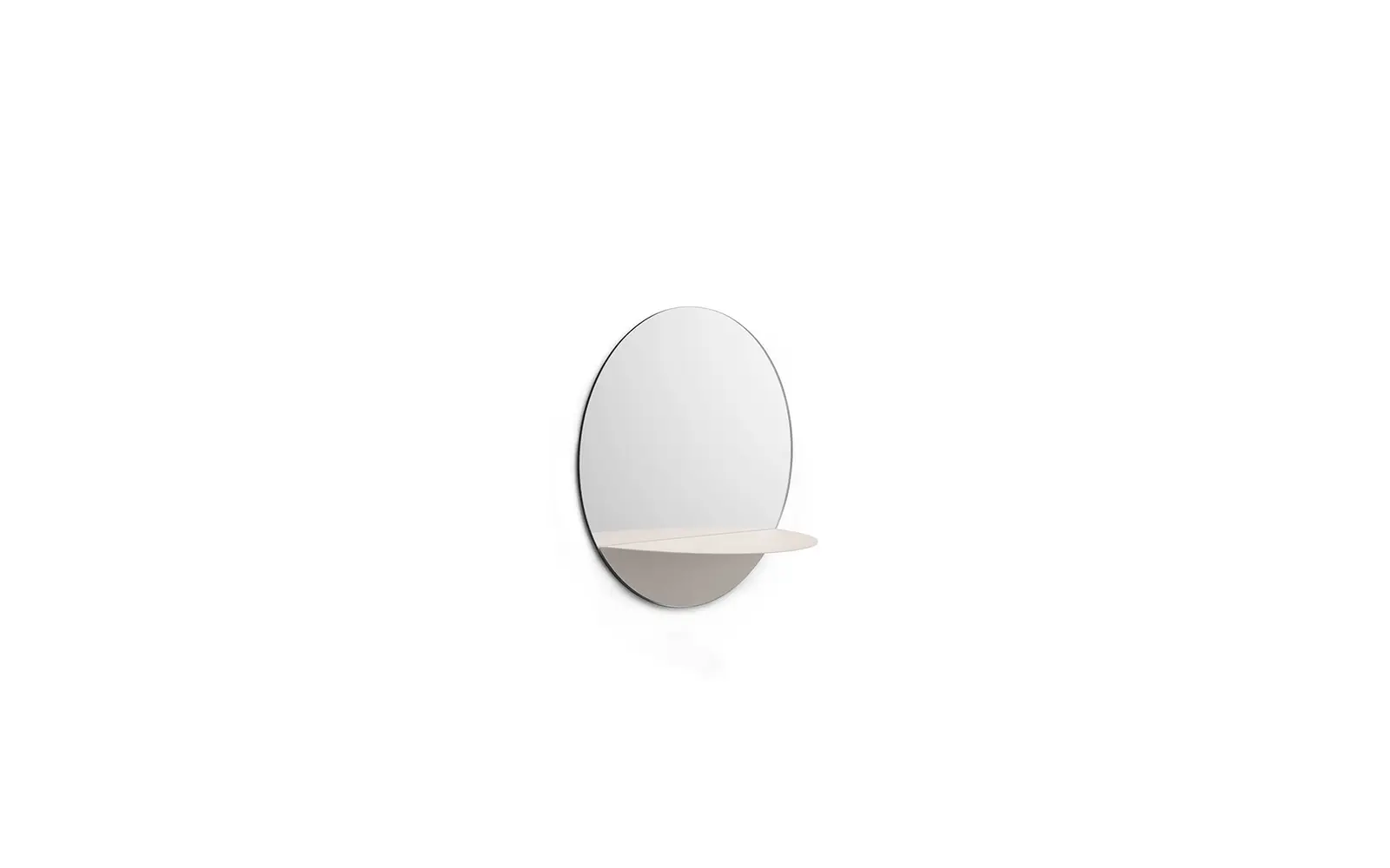 Normann Copenhagen Horizon Wandspiegel Rund weiß