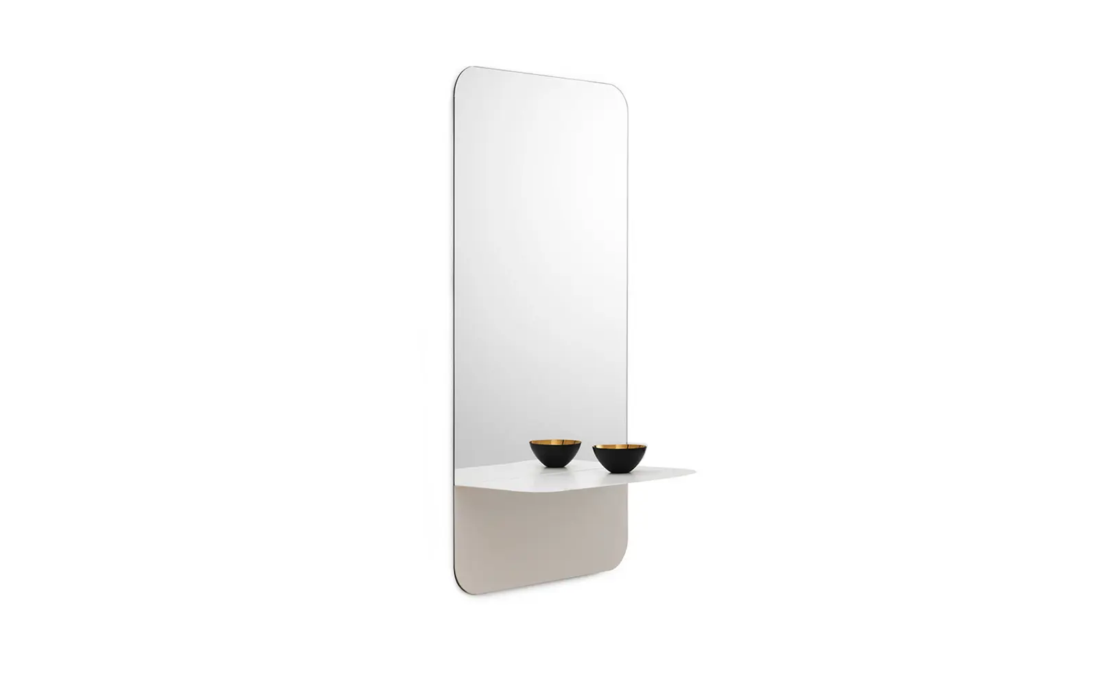 Normann Copenhagen Horizon Wandspiegel Vertikal weiß – Bild 2