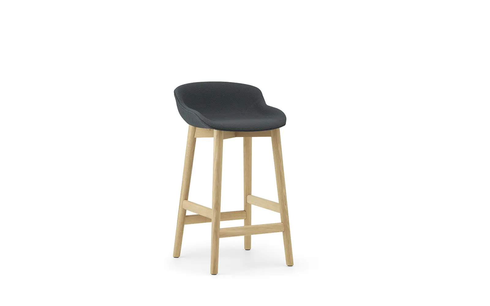 Normann Copenhagen Hyg Barhocker 65 cm Vollpolster Eiche/Yoredale