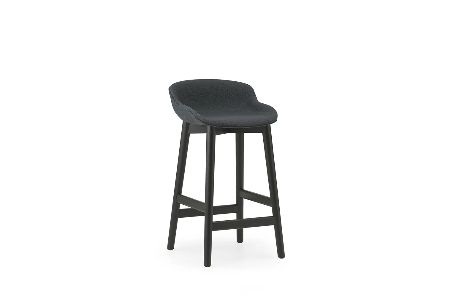 Normann Copenhagen Hyg Barhocker 65 cm Vollpolster Schwarze Eiche/Yoredale
