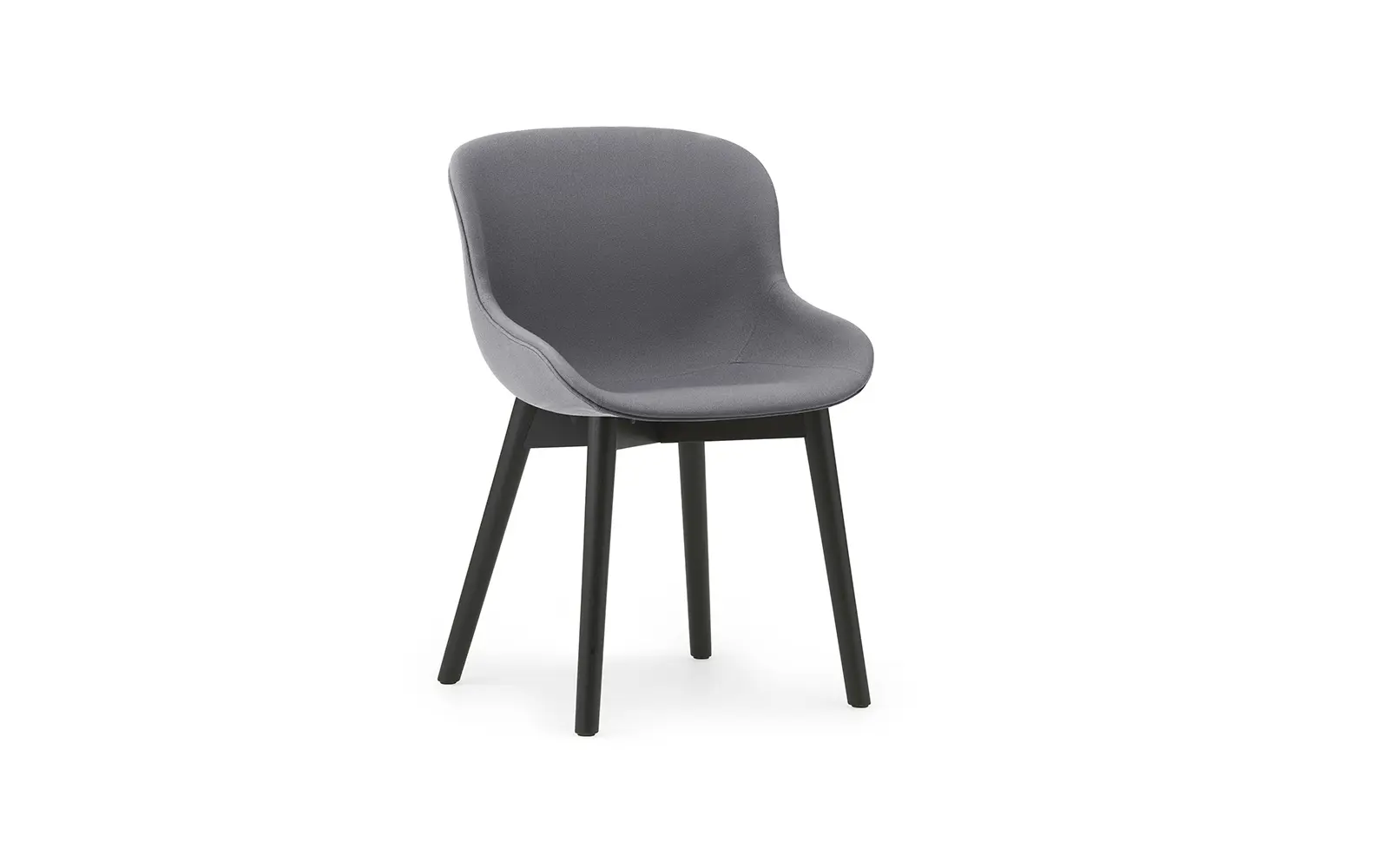 Normann Copenhagen Hyg Chair full upholstery black oak Aquarius