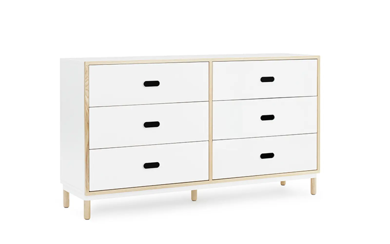 Normann Copenhagen Kabino Kommode mit sechs Schubladen Weiß – Bild 3