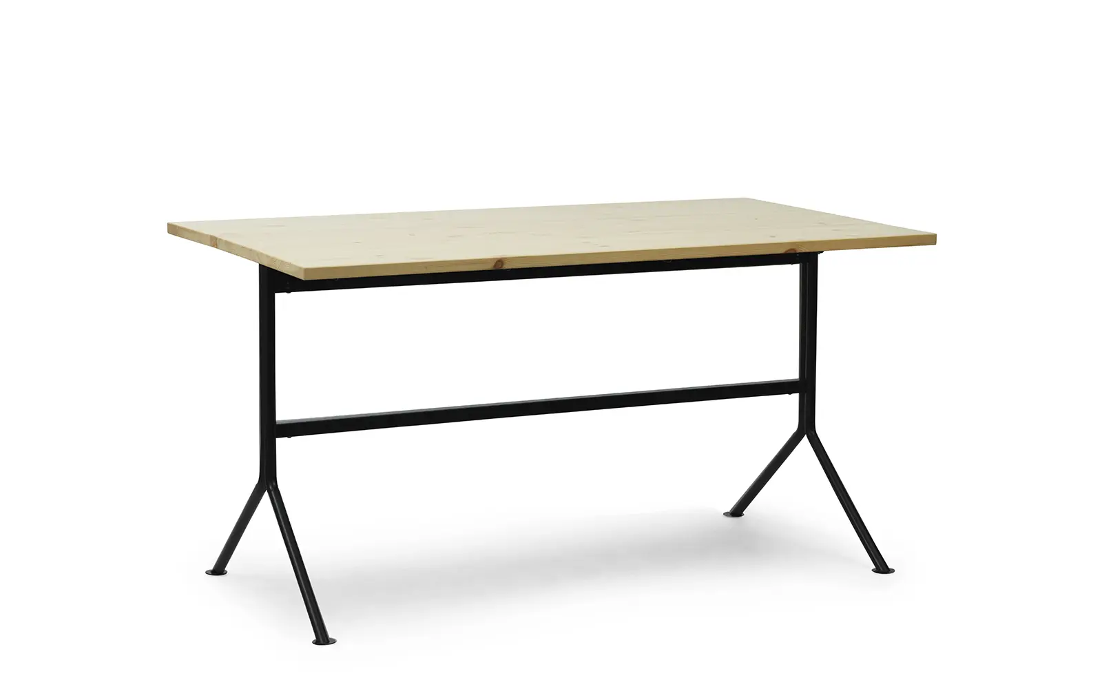 Normann Copenhagen Kip Desk Black Steel Pine
