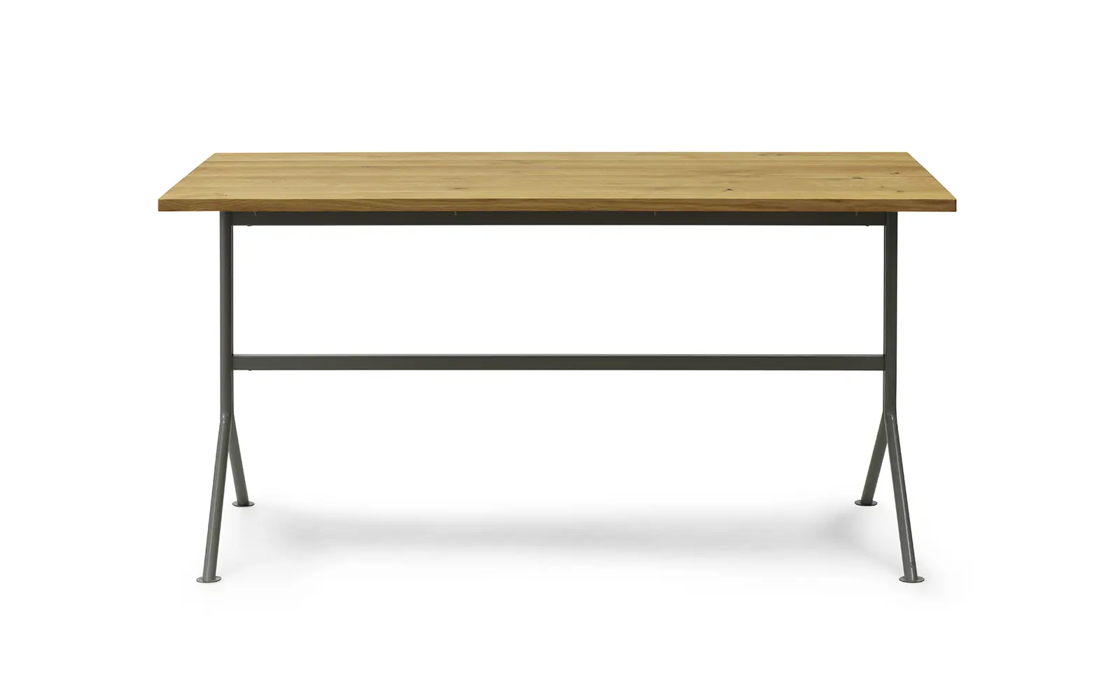 Normann Copenhagen Kip Schreibtisch Grau Stahl Eiche – Bild 2