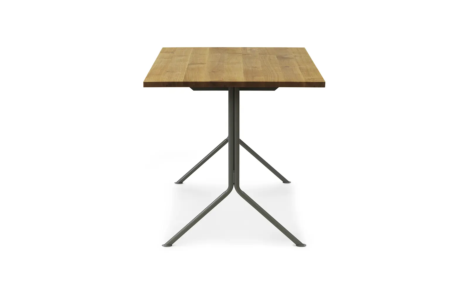 Normann Copenhagen Kip Schreibtisch Grau Stahl Eiche – Bild 3