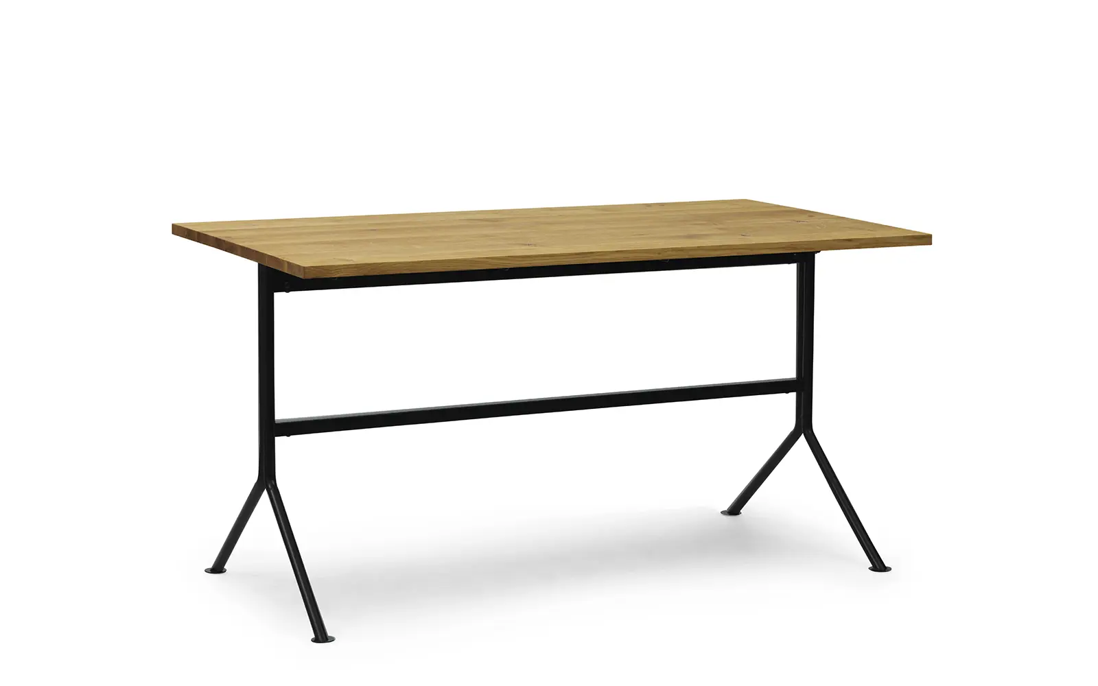 Normann Copenhagen Kip Schreibtisch Schwarz Stahl Eiche