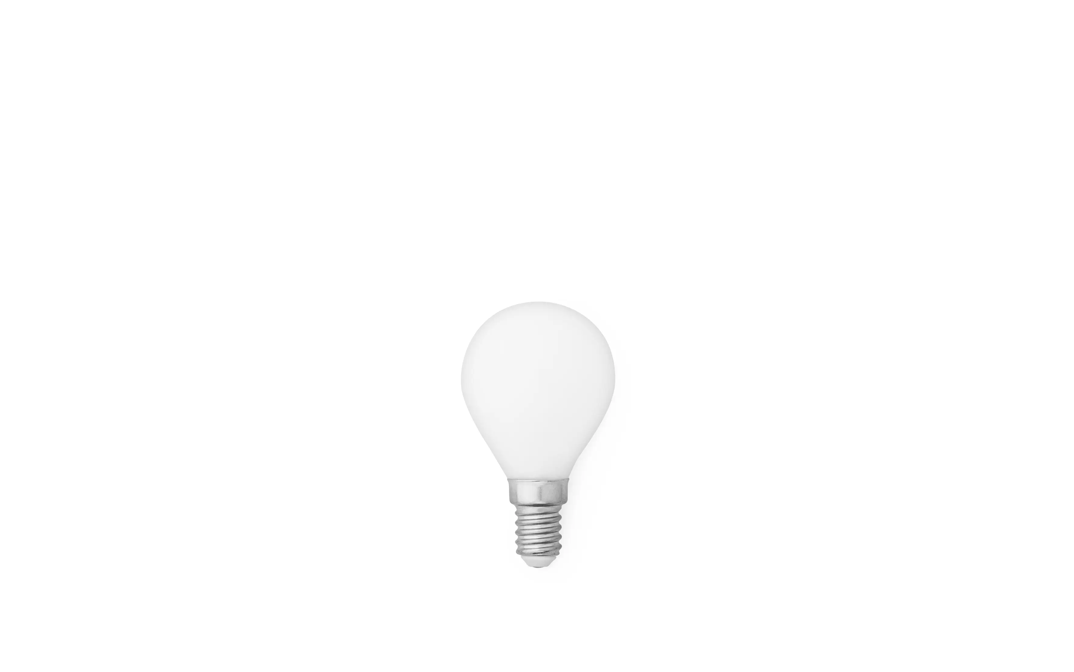 Normann Copenhagen LED Glühbirne Standard 2W Ø45 weiß