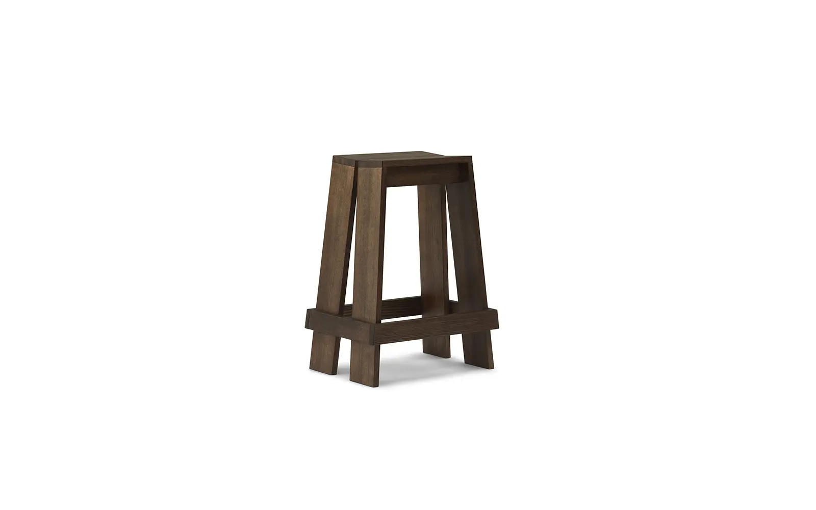 Normann Copenhagen Let Barstuhl 65 cm Braun Gebeiztes Eschenholz