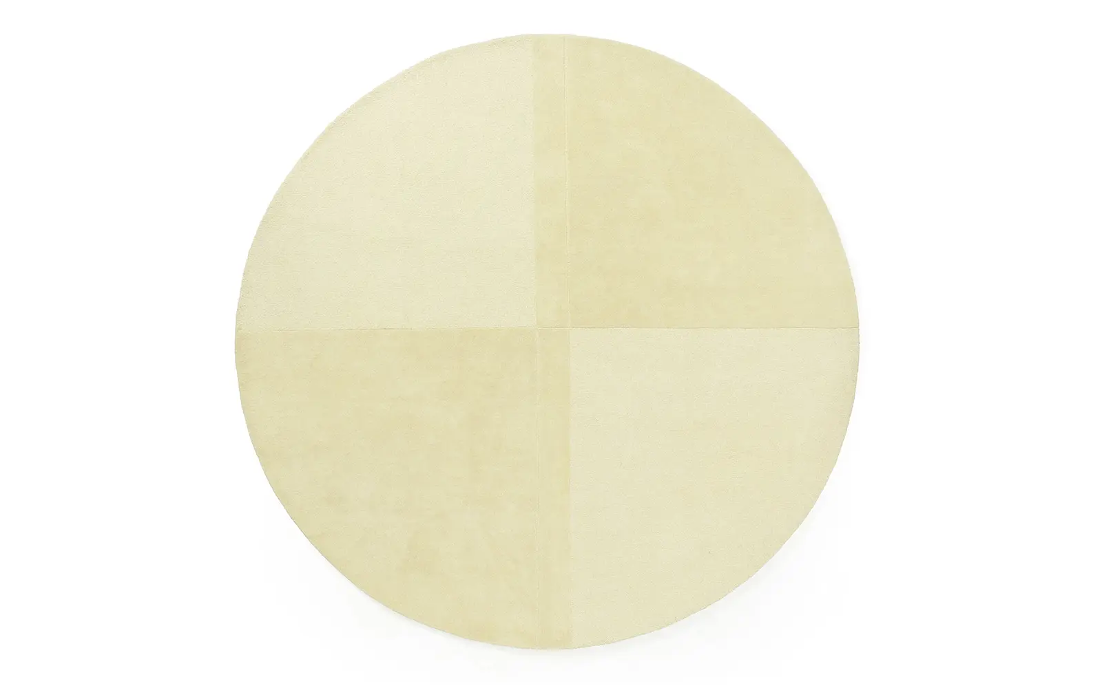Normann Copenhagen Level tæppe Ø280 cm lysegul