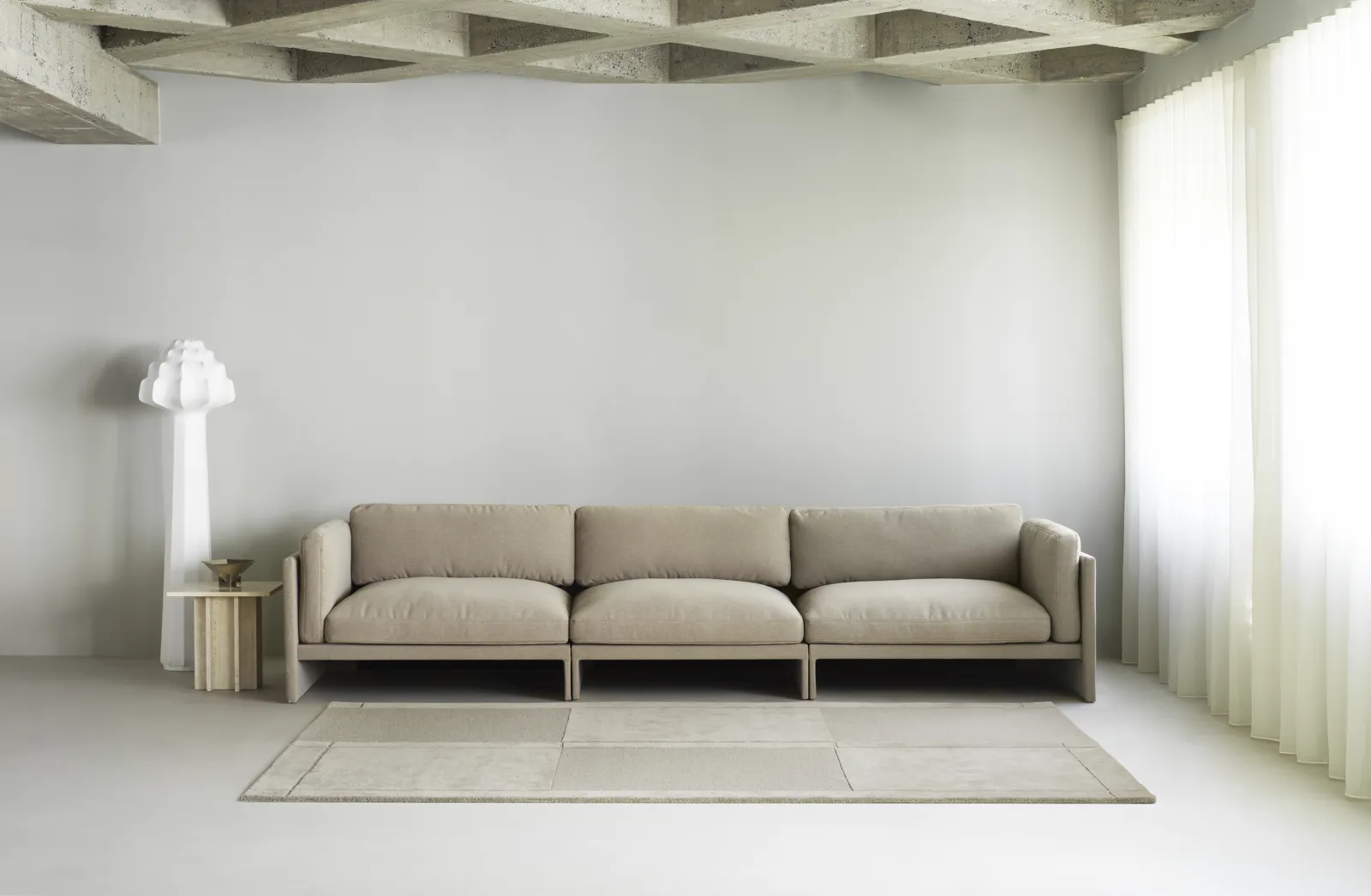 Normann Copenhagen Level Teppich 200x300 cm Hellgelb – Bild 2