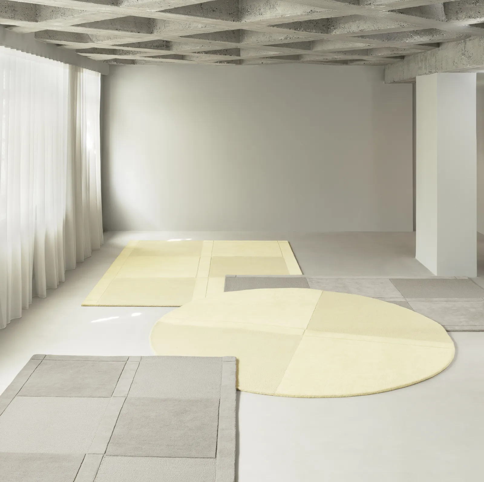 Normann Copenhagen Level Teppich 200x300 cm Hellgelb – Bild 4