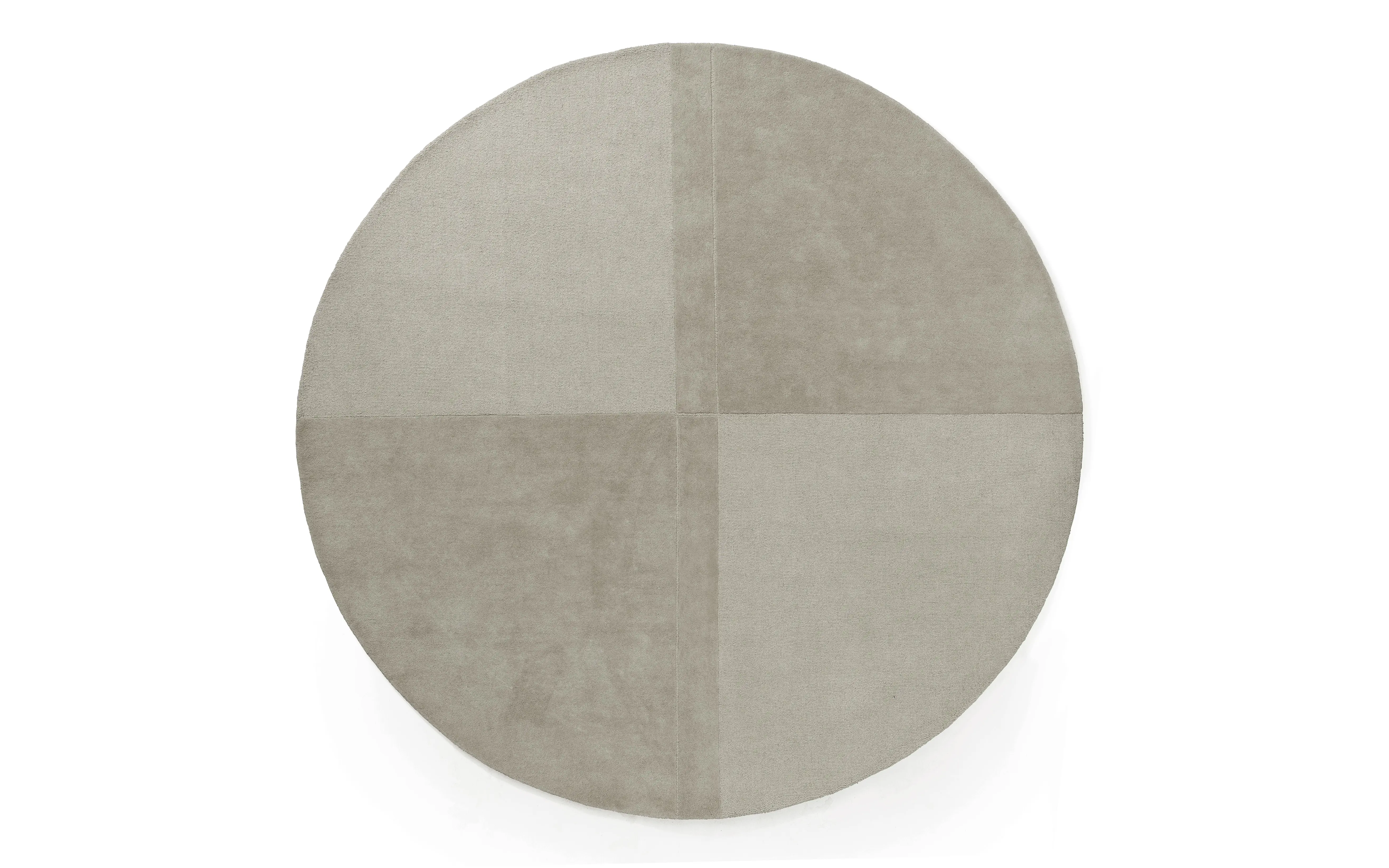 Normann Copenhagen Level Teppich Ø280 cm Warmes Grau