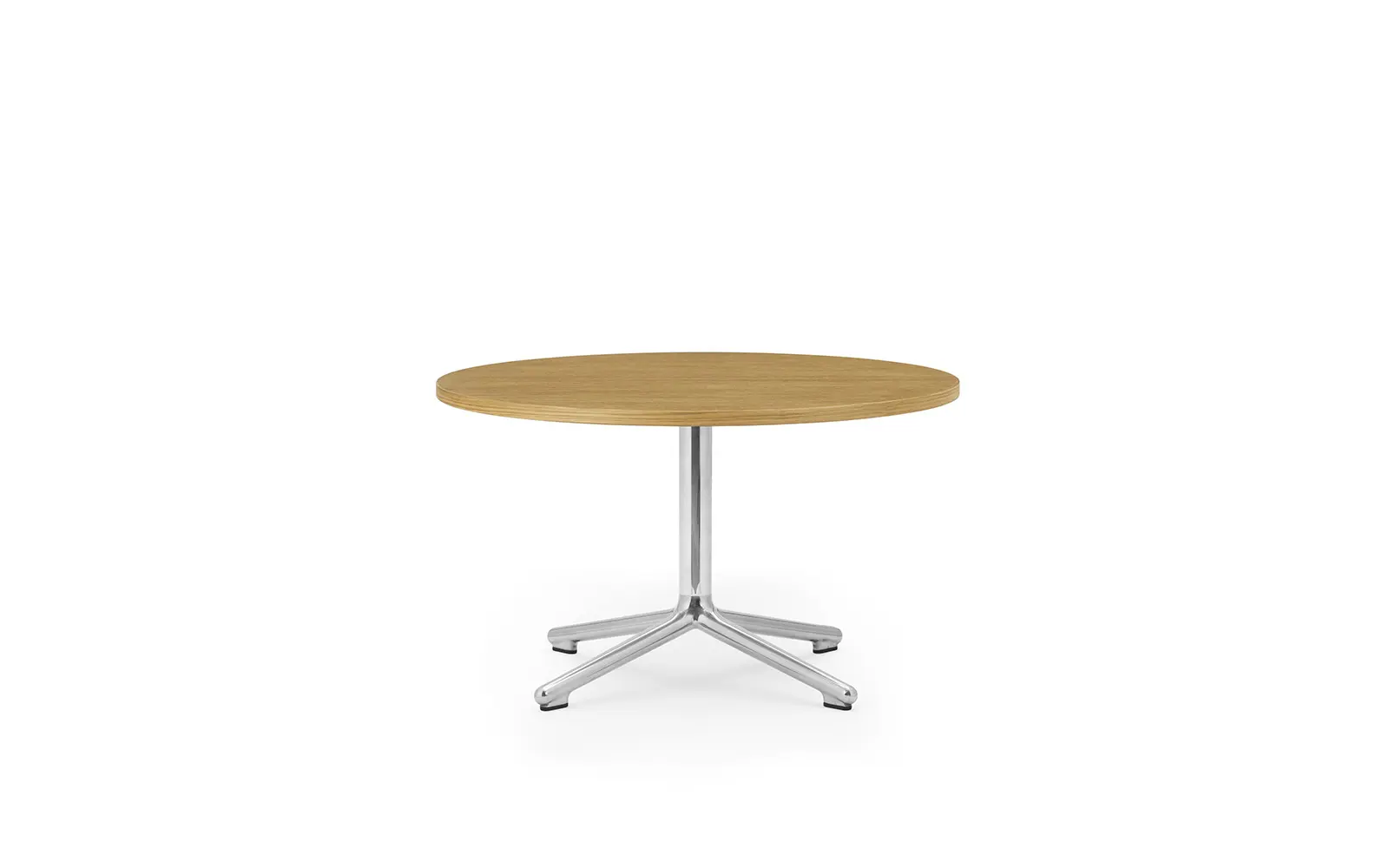 Normann Copenhagen Lunar Coffee Table Alu H40 Ø70 cm Oak