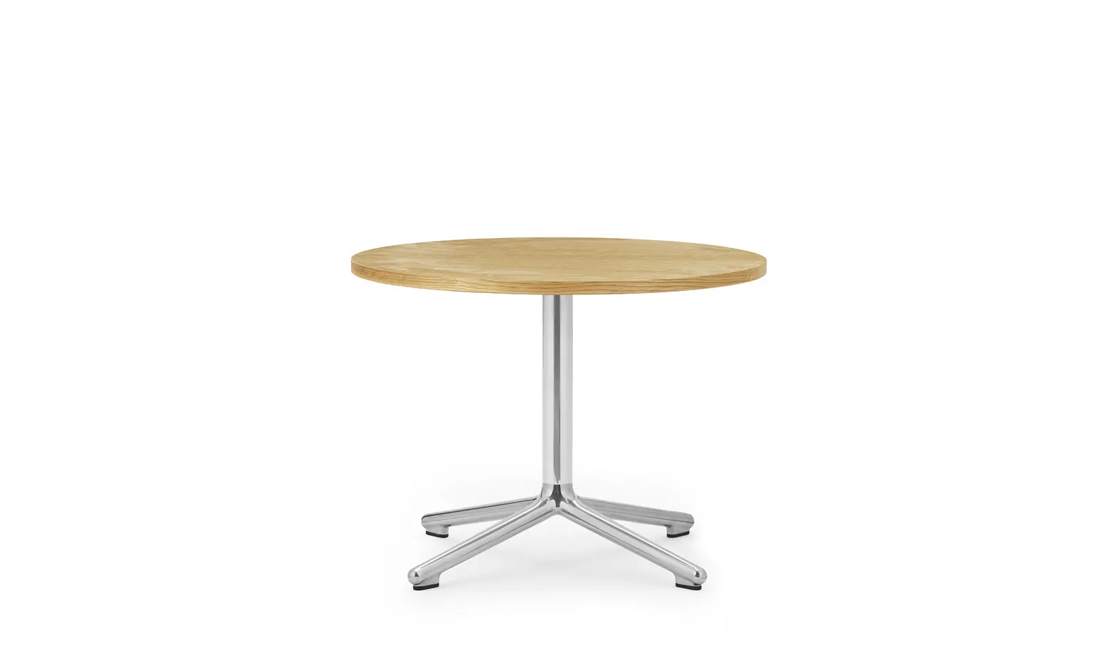 Normann Copenhagen Lunar Coffee Table Alu H45 Ø60 cm Oak