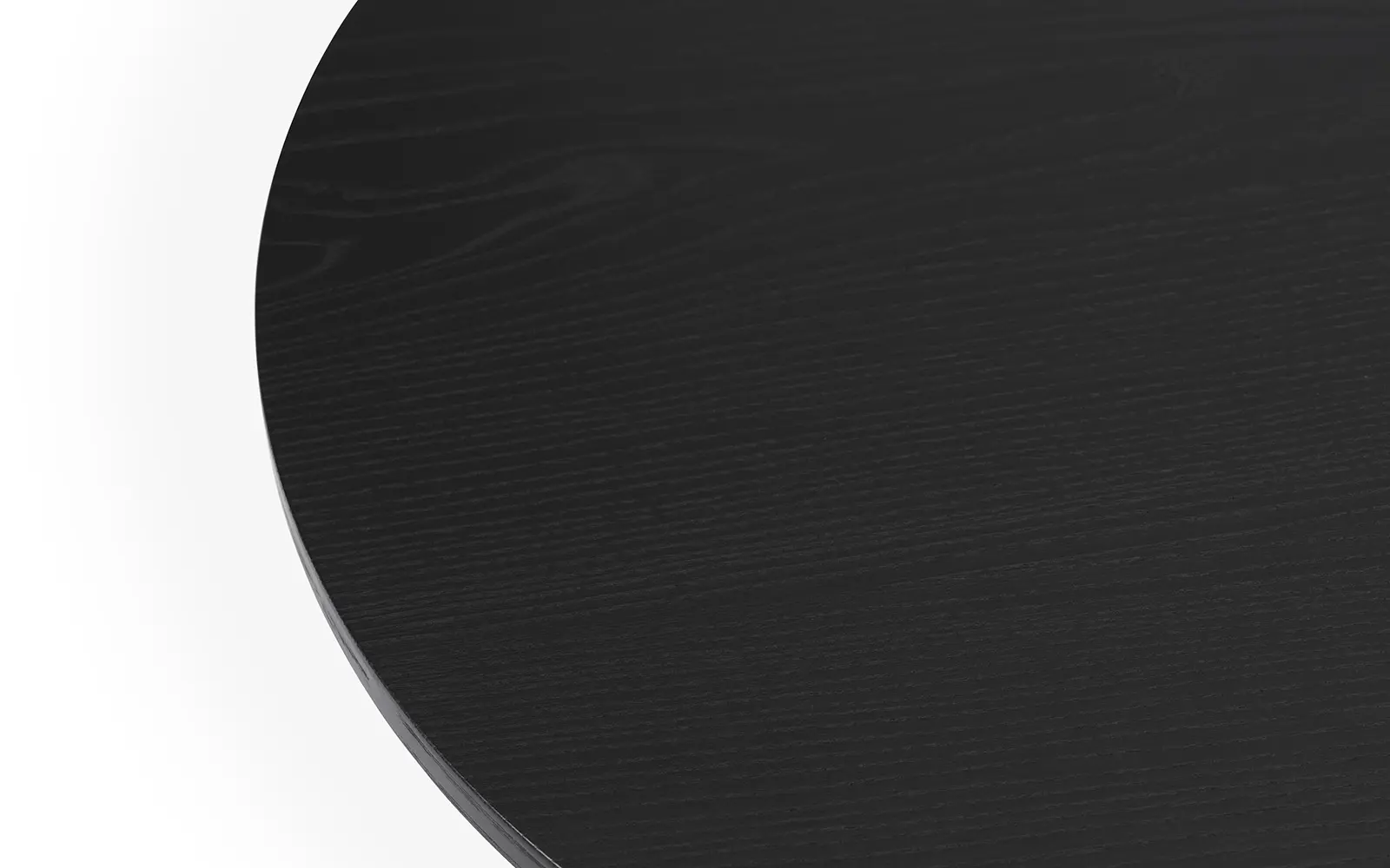Normann Copenhagen Lunar Coffee Table Black Alu H40 Ø70 cm Black oak – Bild 3