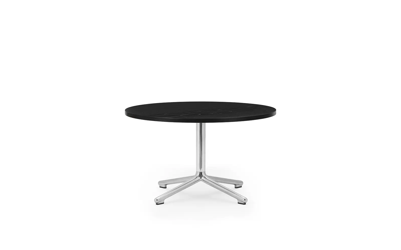 Normann Copenhagen Lunar Couchtisch alu H40 Ø70 cm Schwarz eiche