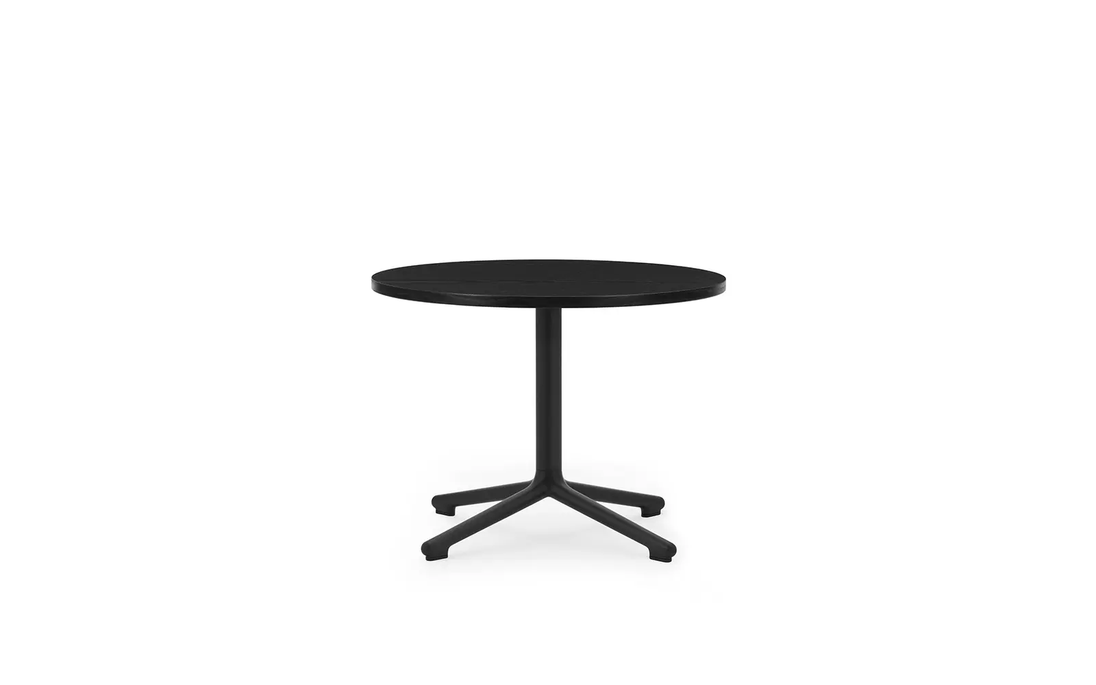 Normann Copenhagen Lunar Couchtisch schwarz alu H45 Ø60 cm Schwarz eiche