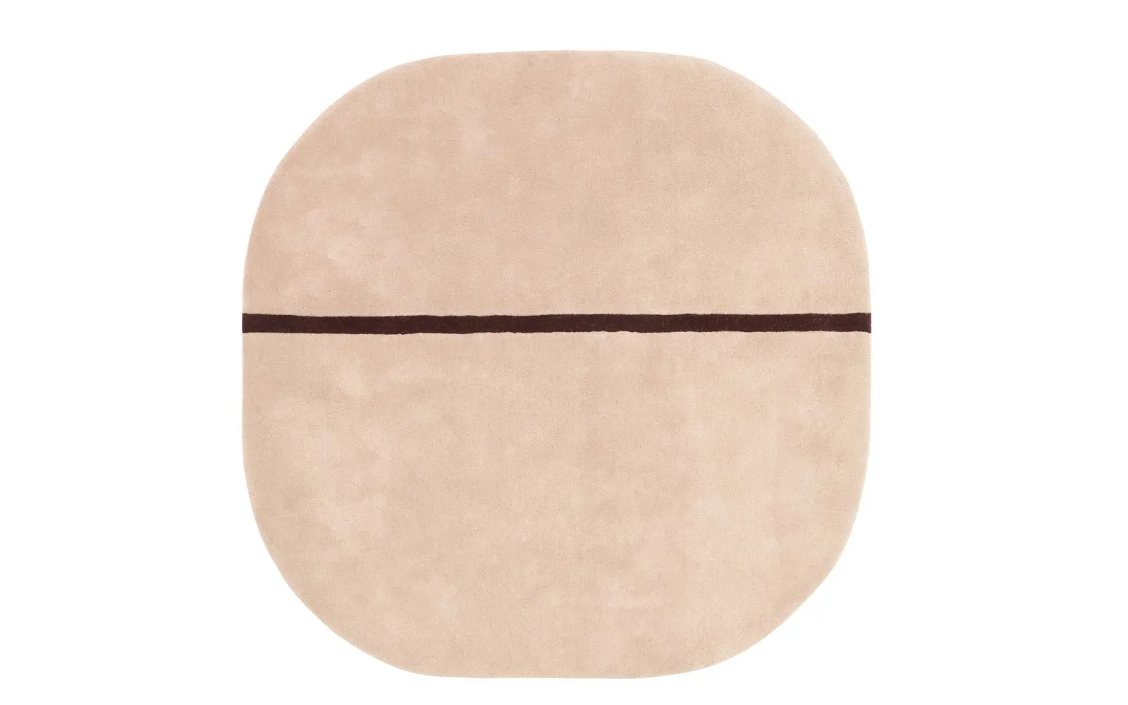 Normann Copenhagen Oona Teppich 140x140 rosa