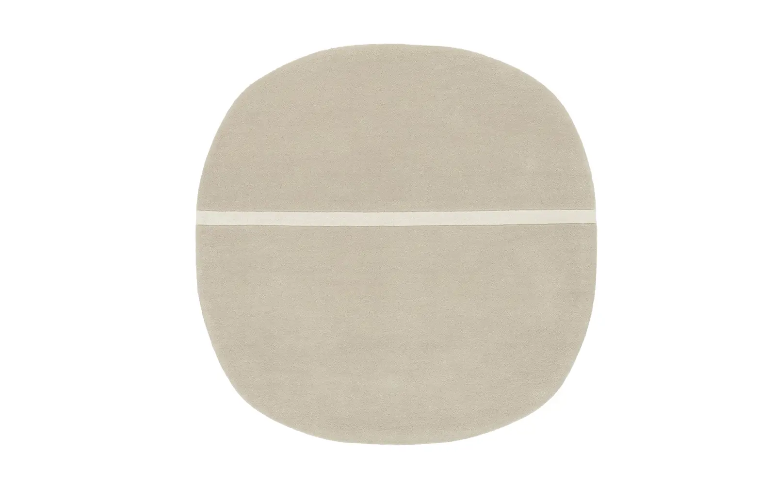 Normann Copenhagen Oona Teppich 140x140 sand