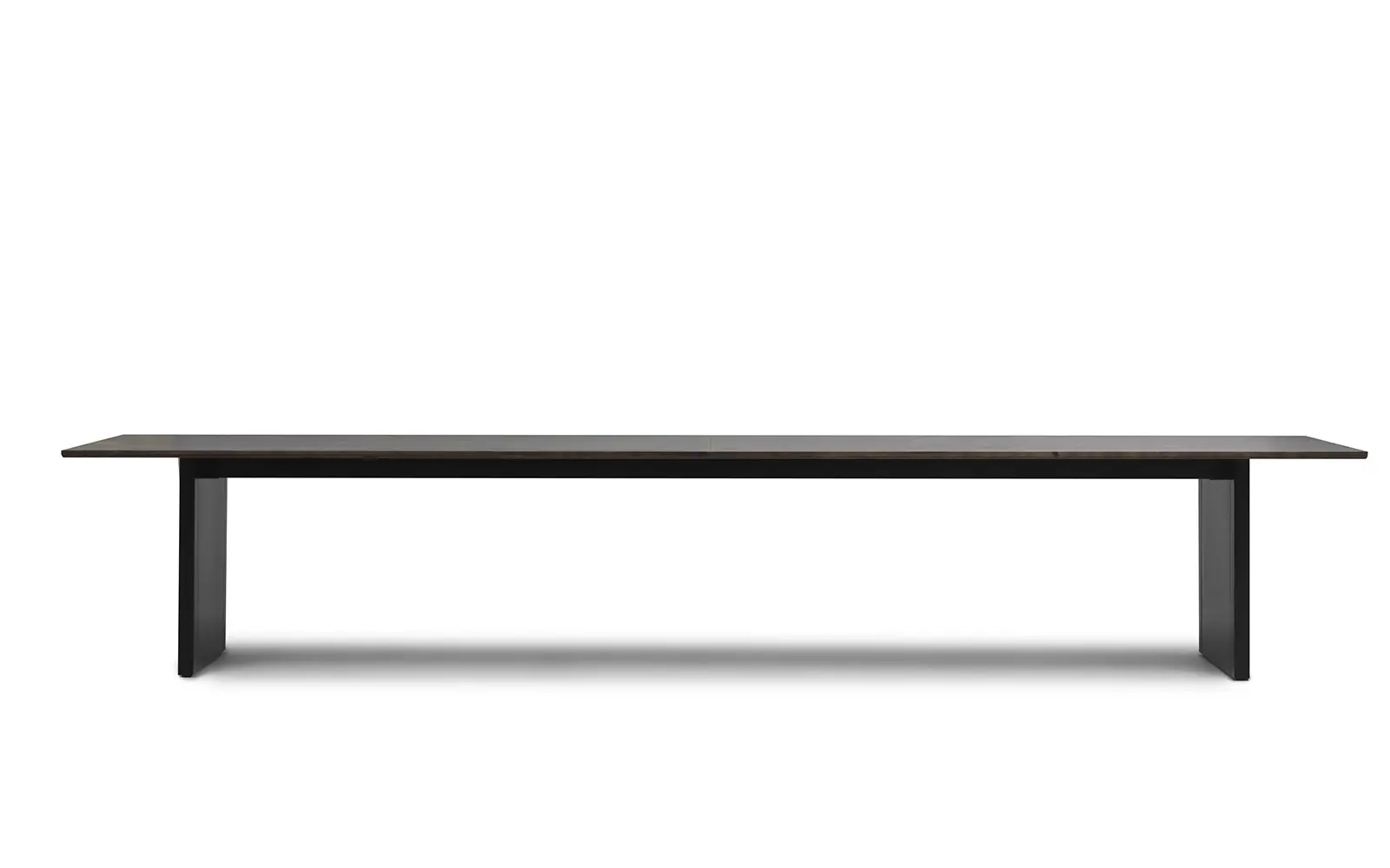 Normann Copenhagen Panel Tisch 100 x 420 cm Schwarz/Dunkelbraun