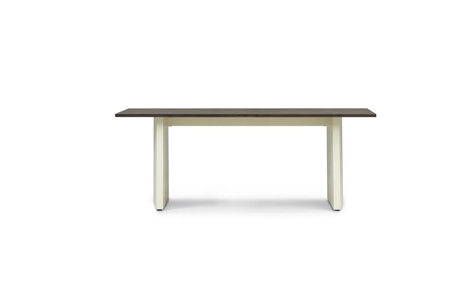 Normann Copenhagen Panel Tisch 90 x 200 cm Creme/Dunkelbraun