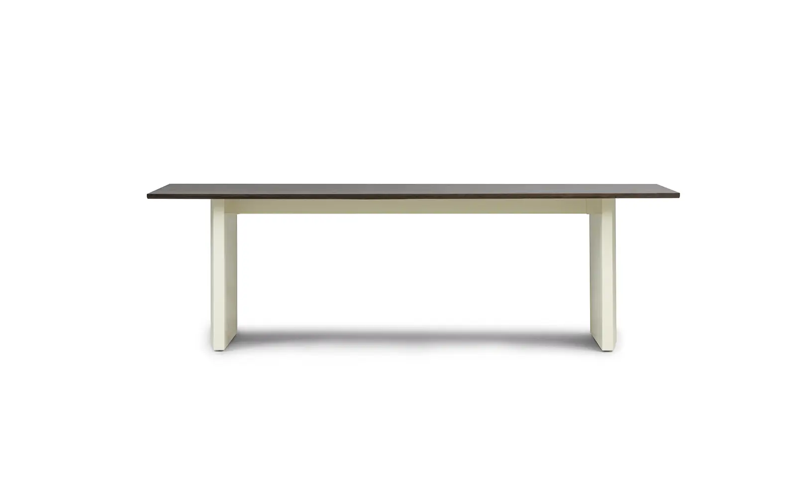 Normann Copenhagen Panel Tisch 90 x 250 cm Creme/Dunkelbraun