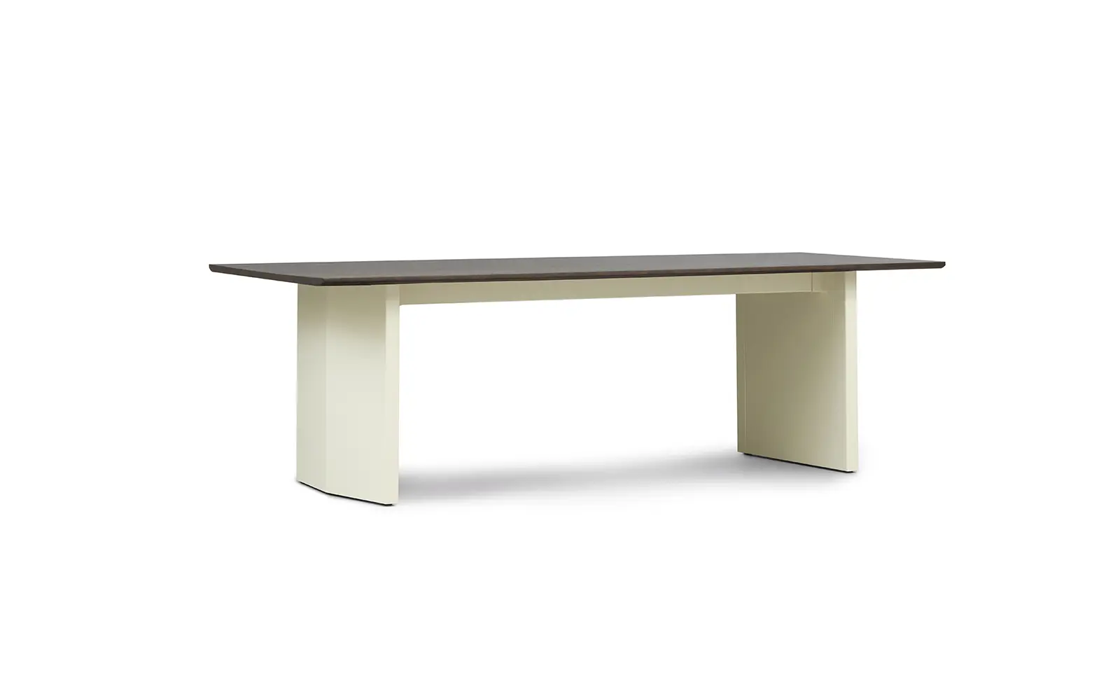 Normann Copenhagen Panel Tisch 90 x 250 cm Creme/Dunkelbraun – Bild 2
