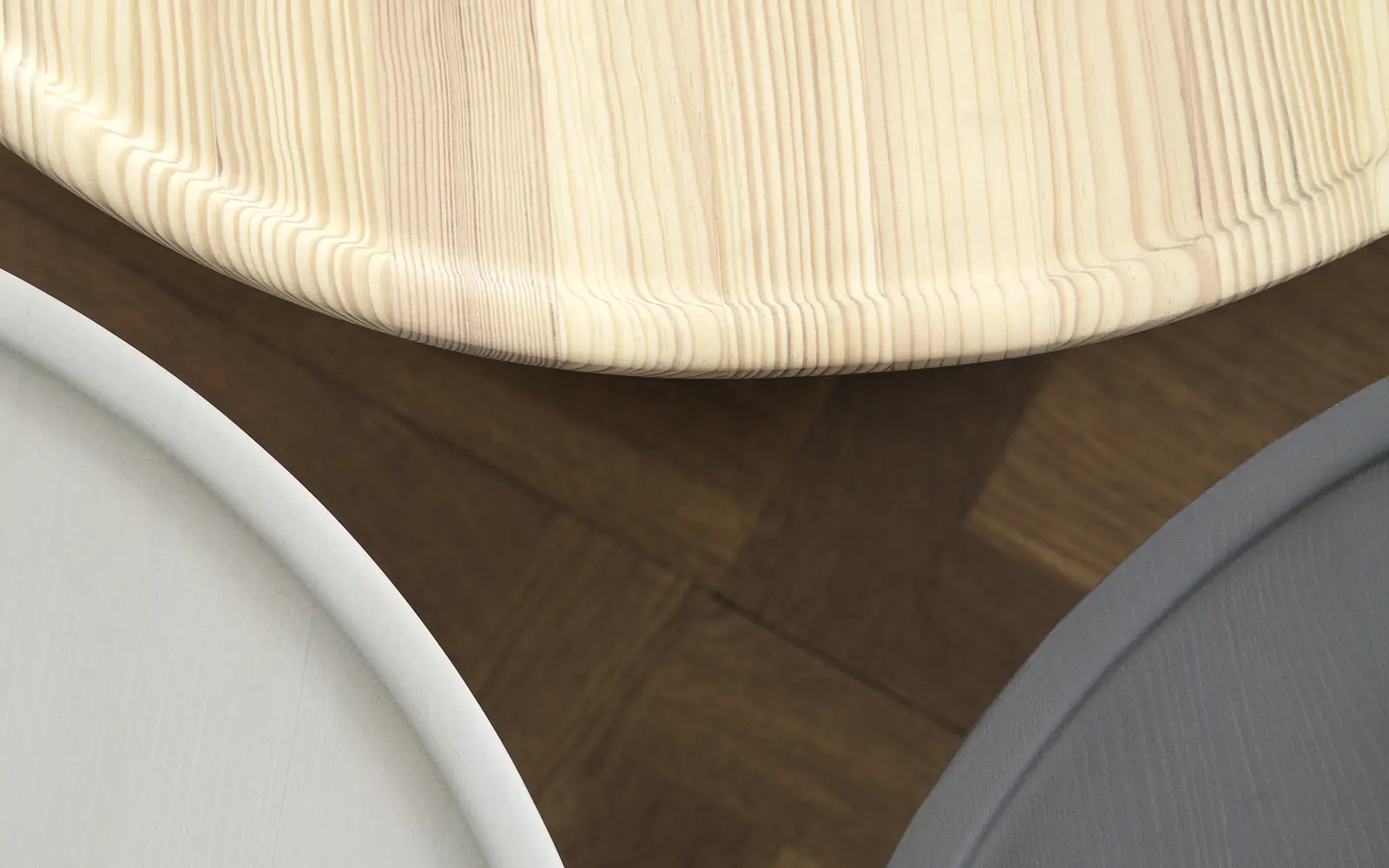 Normann Copenhagen Pine Tisch Groß duneklgrau – Bild 4