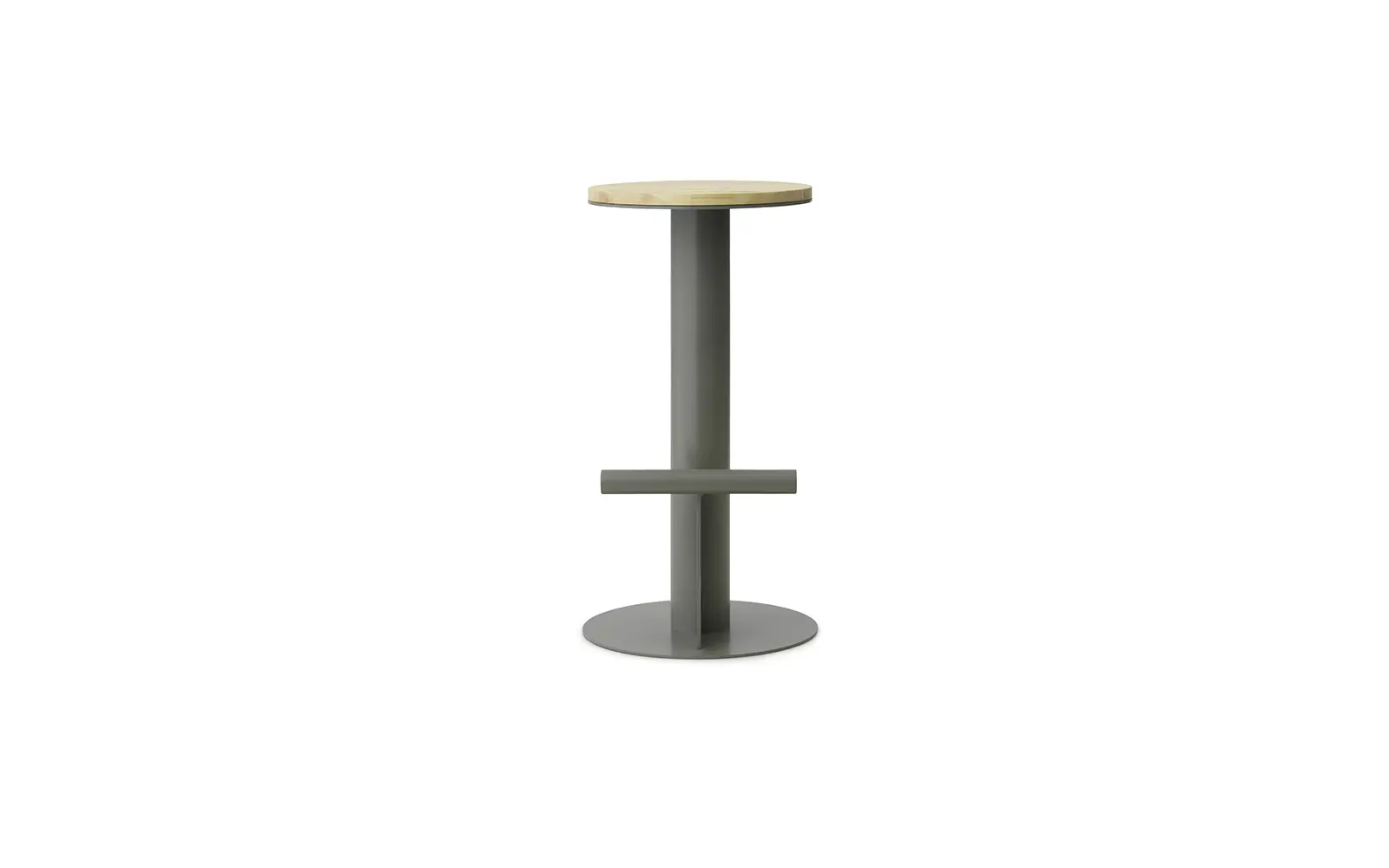 Normann Copenhagen Pole Barstool 75 cm Pine/Grey – Bild 2