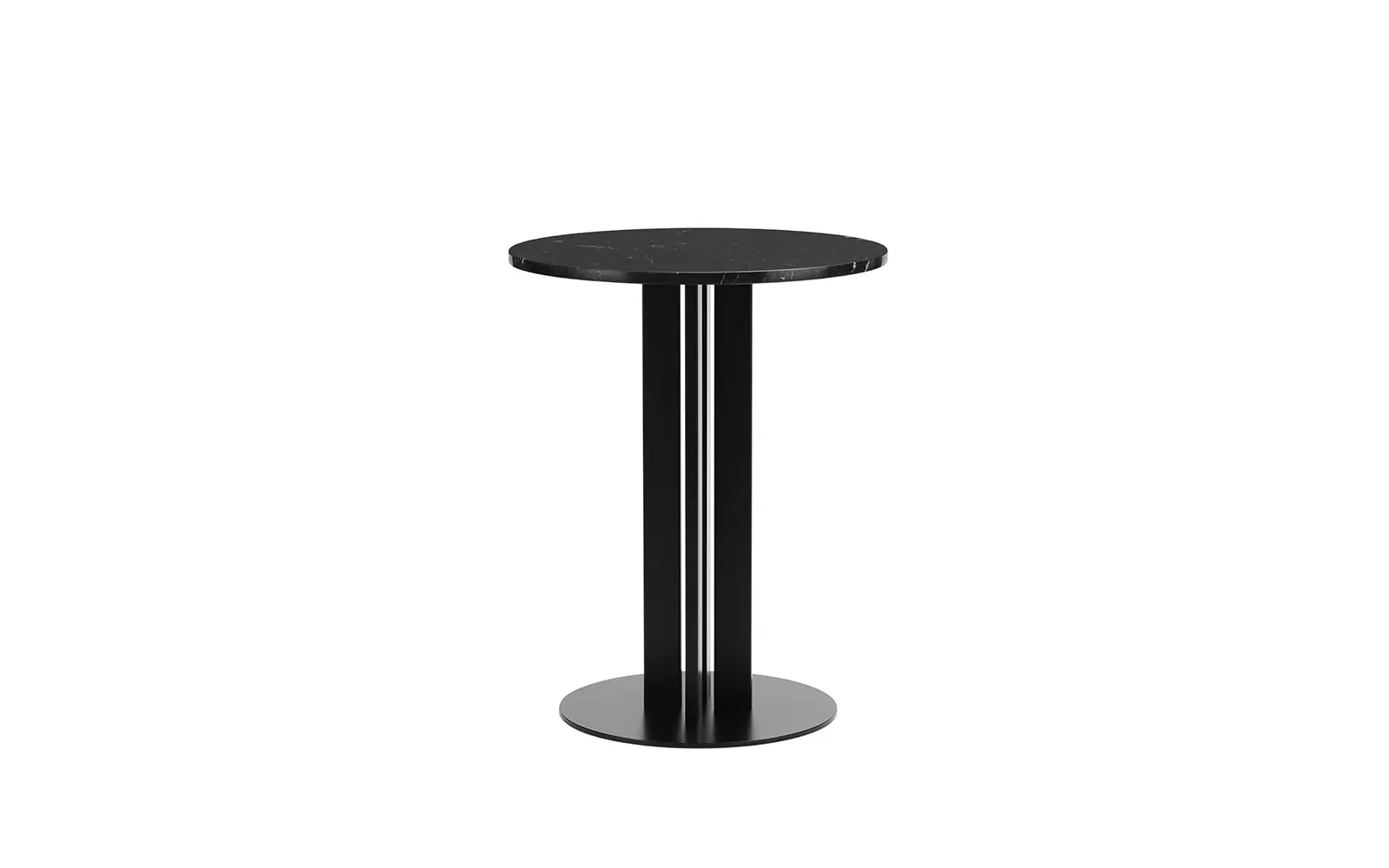 Normann Copenhagen Scala Cafétisch H75 Ø60 cm marmor schwarz