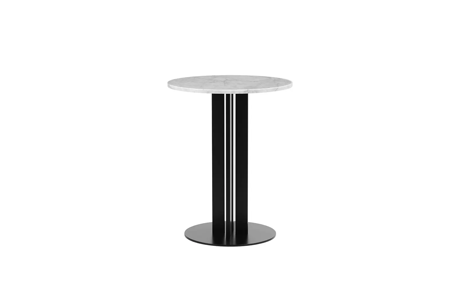 Normann Copenhagen Scala Cafétisch H75 Ø60 cm marmor weiss