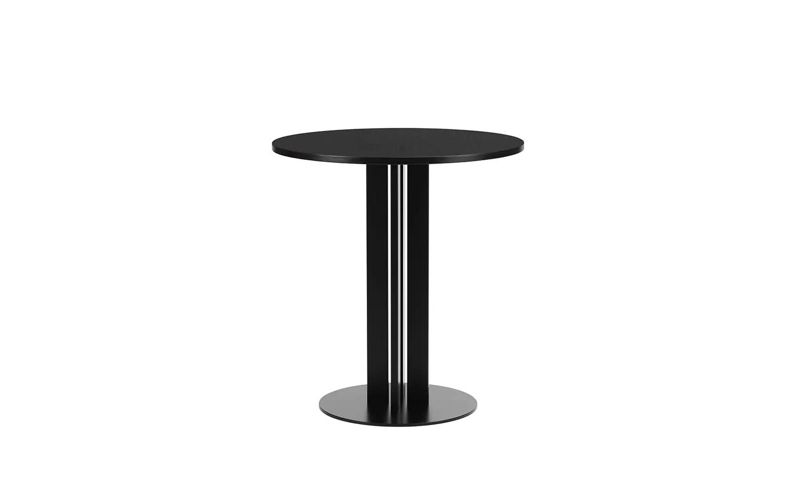 Normann Copenhagen Scala Cafétisch H75 Ø70 cm schwarz eiche