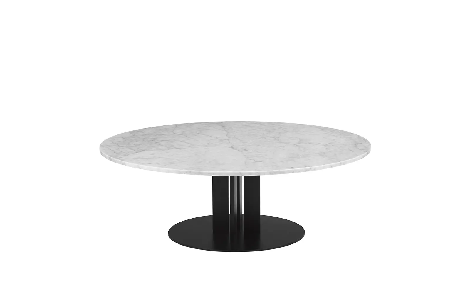 Normann Copenhagen Scala Tisch H40 Ø130 cm marmor weiß