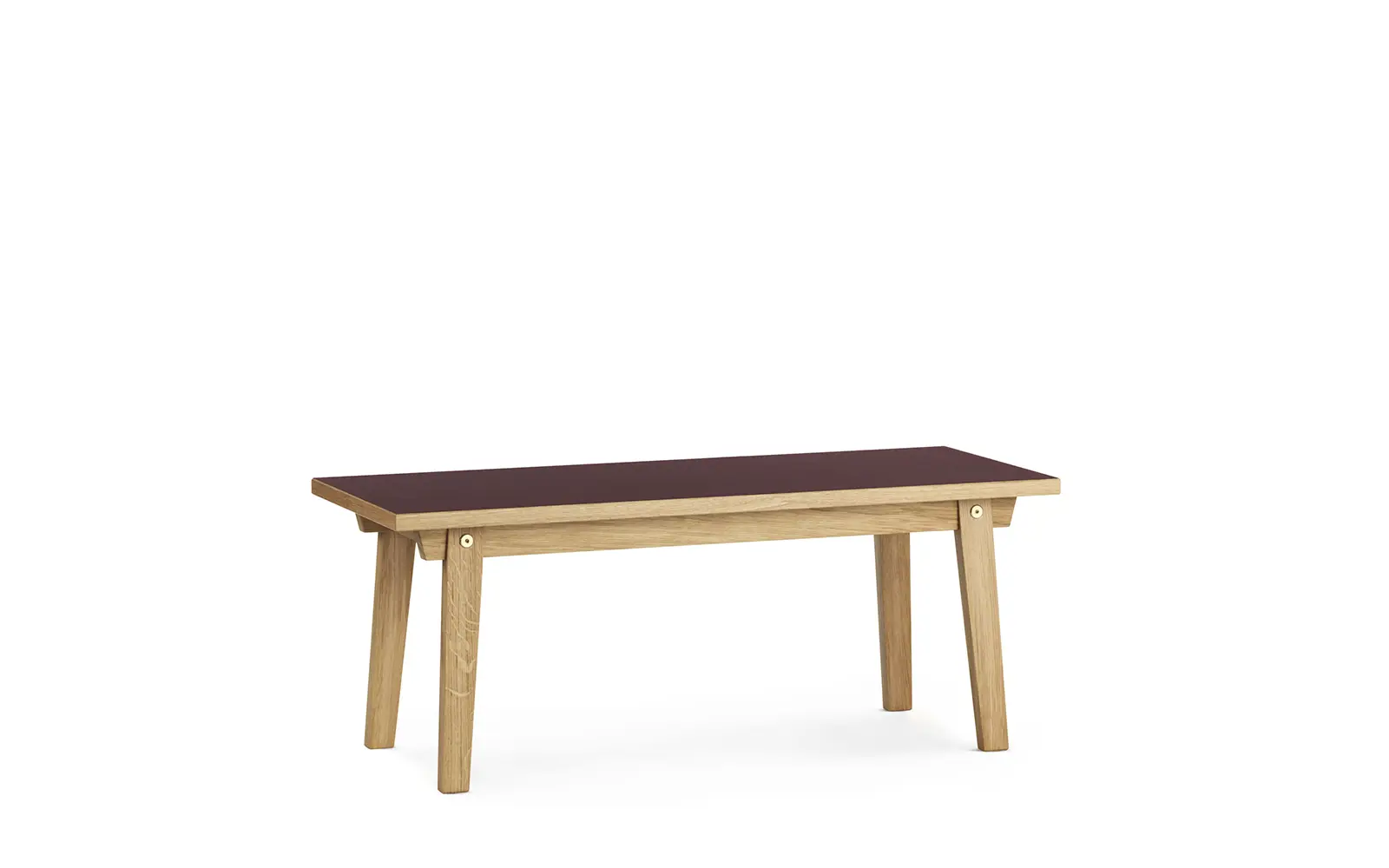 Normann Copenhagen Slice Couchtisch 42 x 100 cm Linoleum