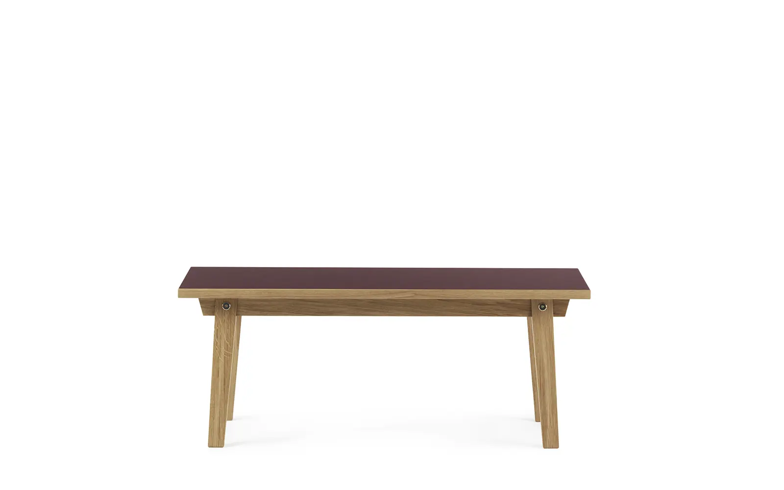 Normann Copenhagen Slice Couchtisch 42 x 100 cm Linoleum – Bild 2