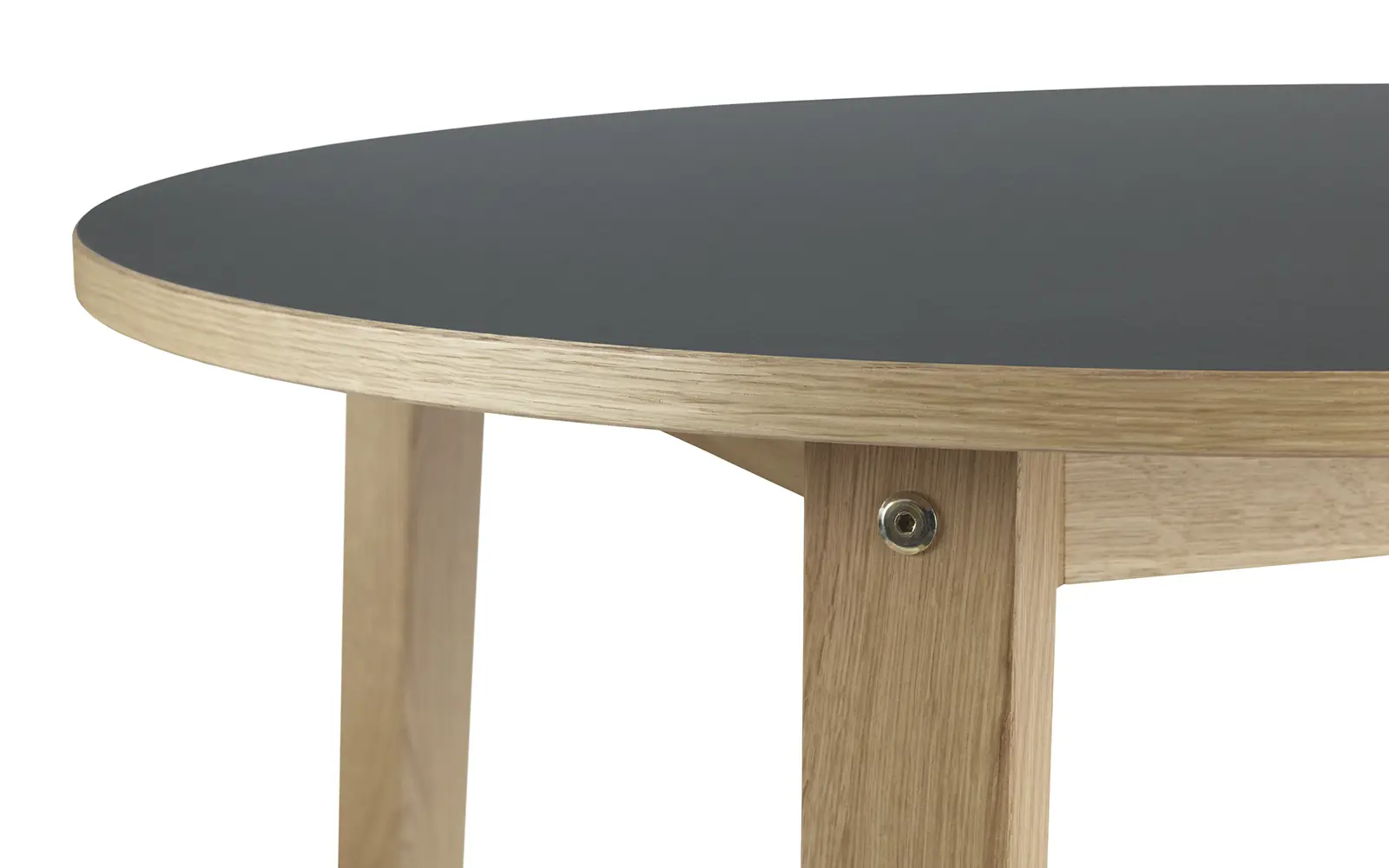 Normann Copenhagen Slice Tisch Ø95 cm Linoleum – Bild 4