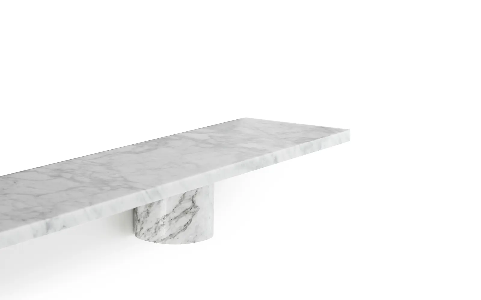 Normann Copenhagen Sten Shelf 120 cm White Marble – Bild 2