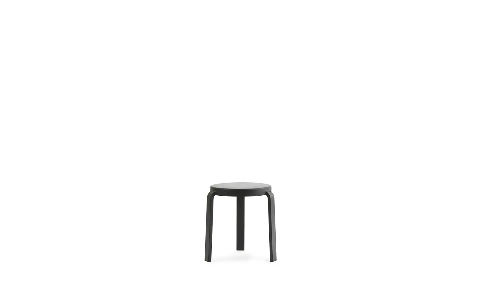 Normann Copenhagen Tap Stool Black oak/ Black