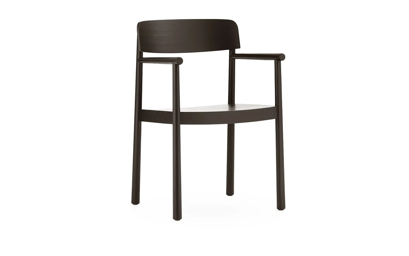 Normann Copenhagen Timb Armstuhl Braun